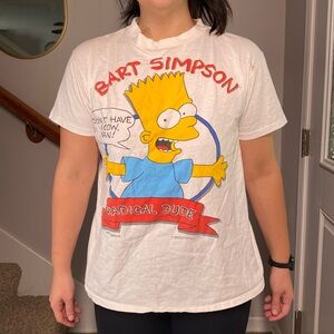 Men’s Small Bart Simpson 1989 Vintage Don’t Have a Cow Man Single Stitch shirt